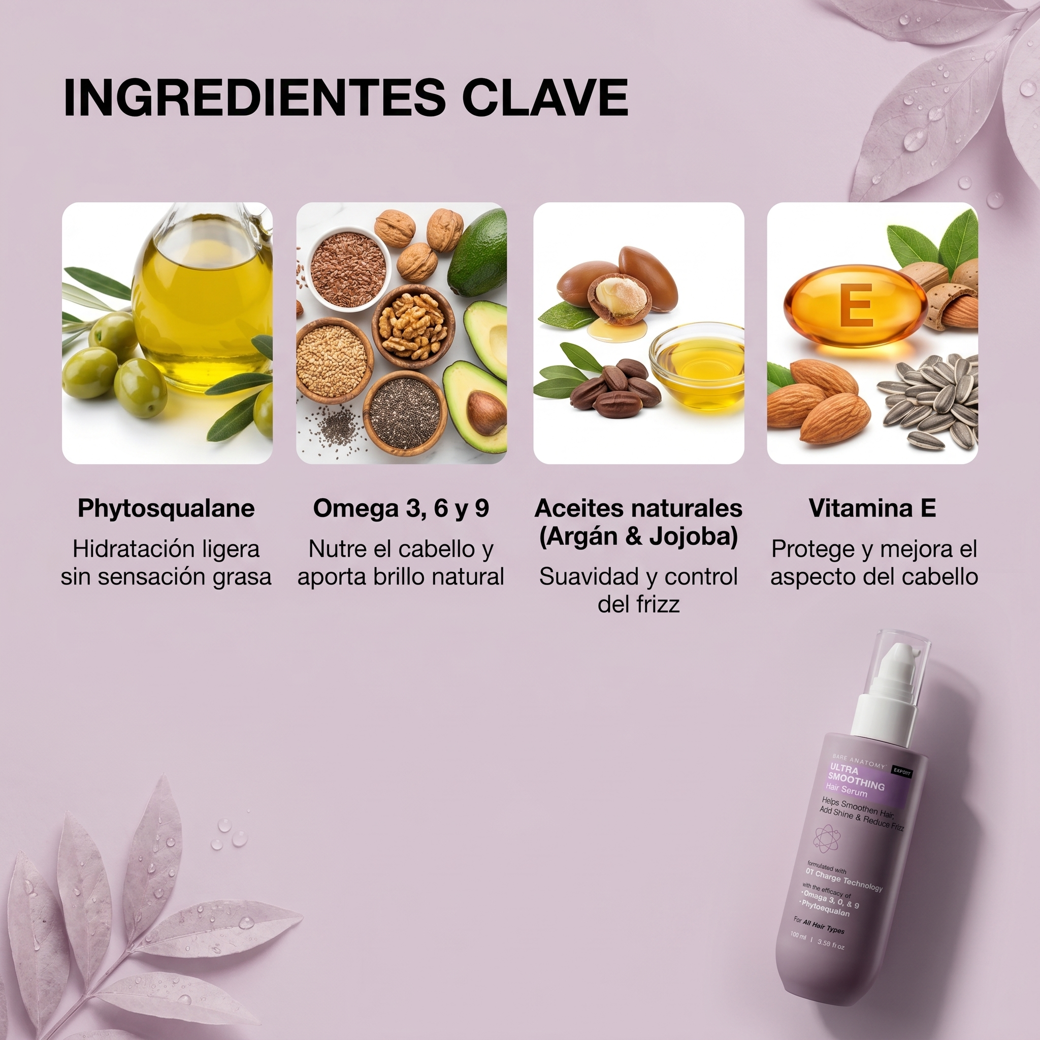 Lumeea™ Sérum Capilar Anti-Frizz